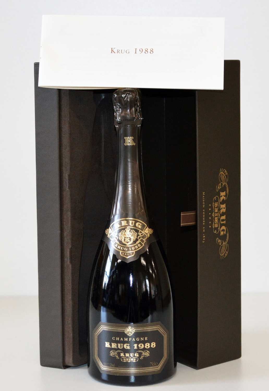 Lot 42 - 1 bottle Champagne Krug Vintage 1988