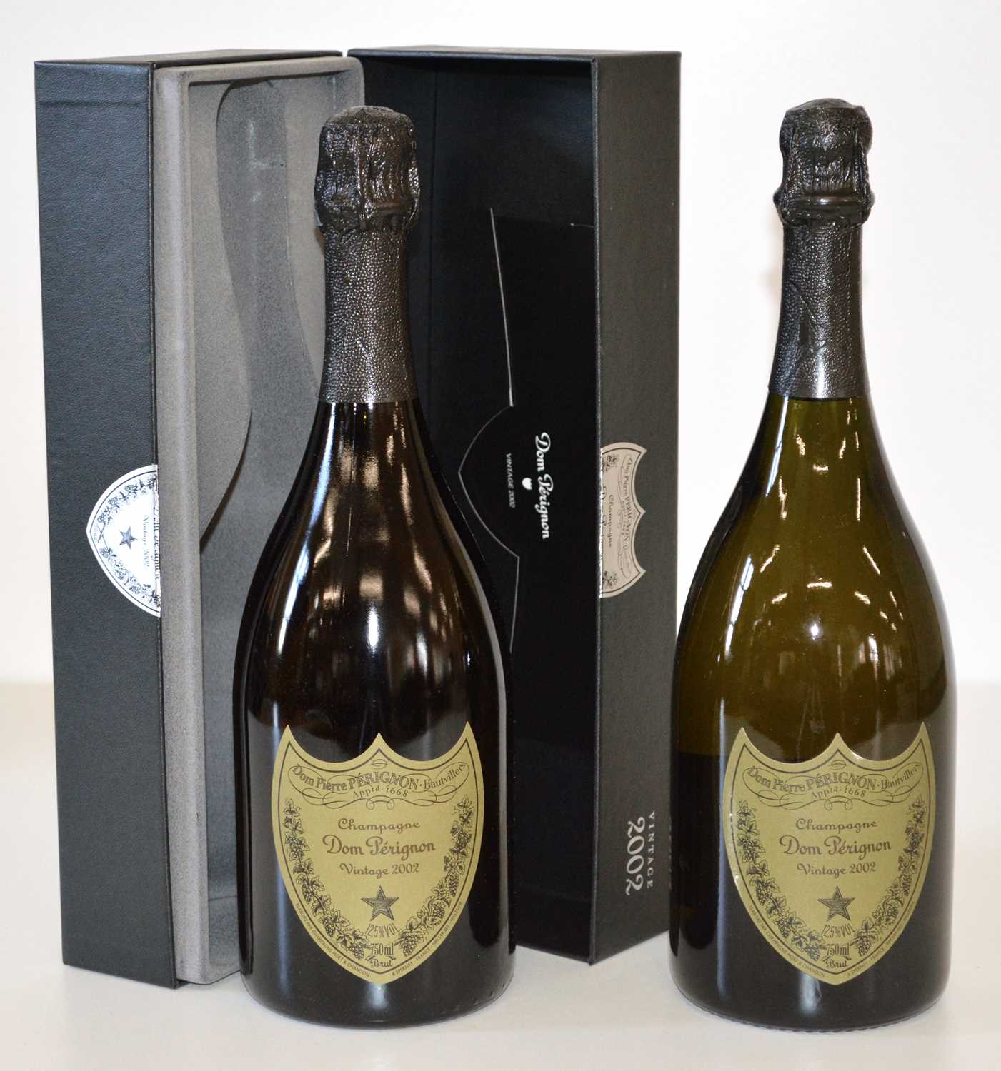 Lot 44 - 2 bottles Champagne ‘Dom Perignon’ Vintage 2002