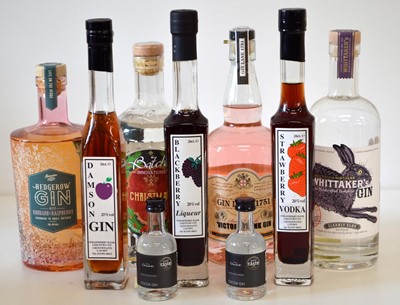 Lot 86 - 7 bottles Mixed Lot Fine Gins and Liqueurs