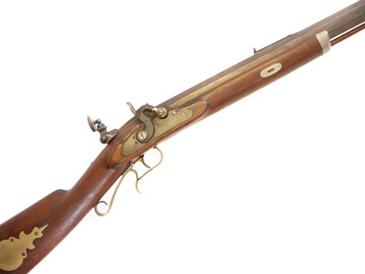 Lot 83 - American percussion .45 calibre rifle the barrel by Remington