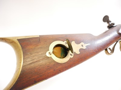 Lot American percussion .45 calibre rifle the barrel by Remington