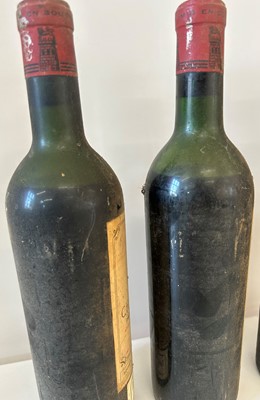 Lot 15 - 5 bottles Mixed Lot 1959 1er Grand Cru Classe Pauillac and Numbered release Niersteiner Spiegelberg 1975