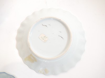 Lot 187 - Two Chinese teabowls and saucers and one other saucer