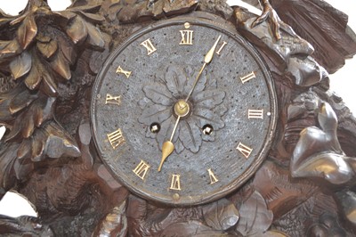 Lot 224 - Late 19th Century Black Forest Mantel Clock