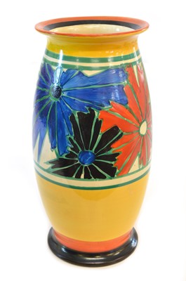 Lot 29 - Clarice Cliff Fantasque 'Umbrella' Pattern Vase