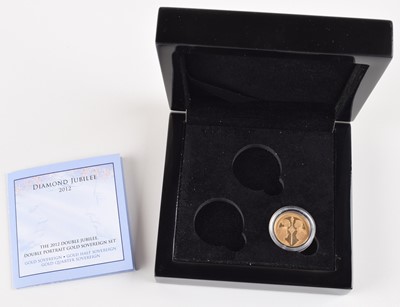 Lot 47 - Tristan da Cunha, Queen Elizabeth II, Diamond Jubilee 22-Carat Gold Half-Sovereign Coin, 2012.