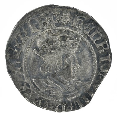Lot 17 - King Henry VIII, Halfgroat, Second Coinage, 1526-44.