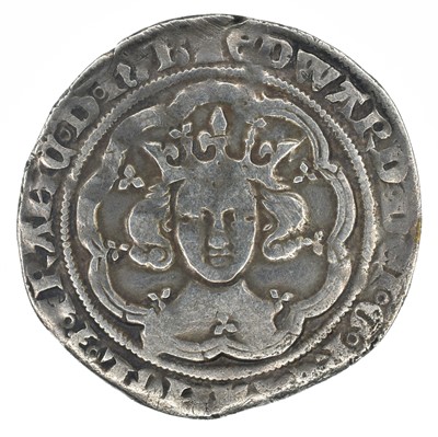 Lot 9 - King Edward III (1327-77), Groat, Pre-treaty period, 1351-61.