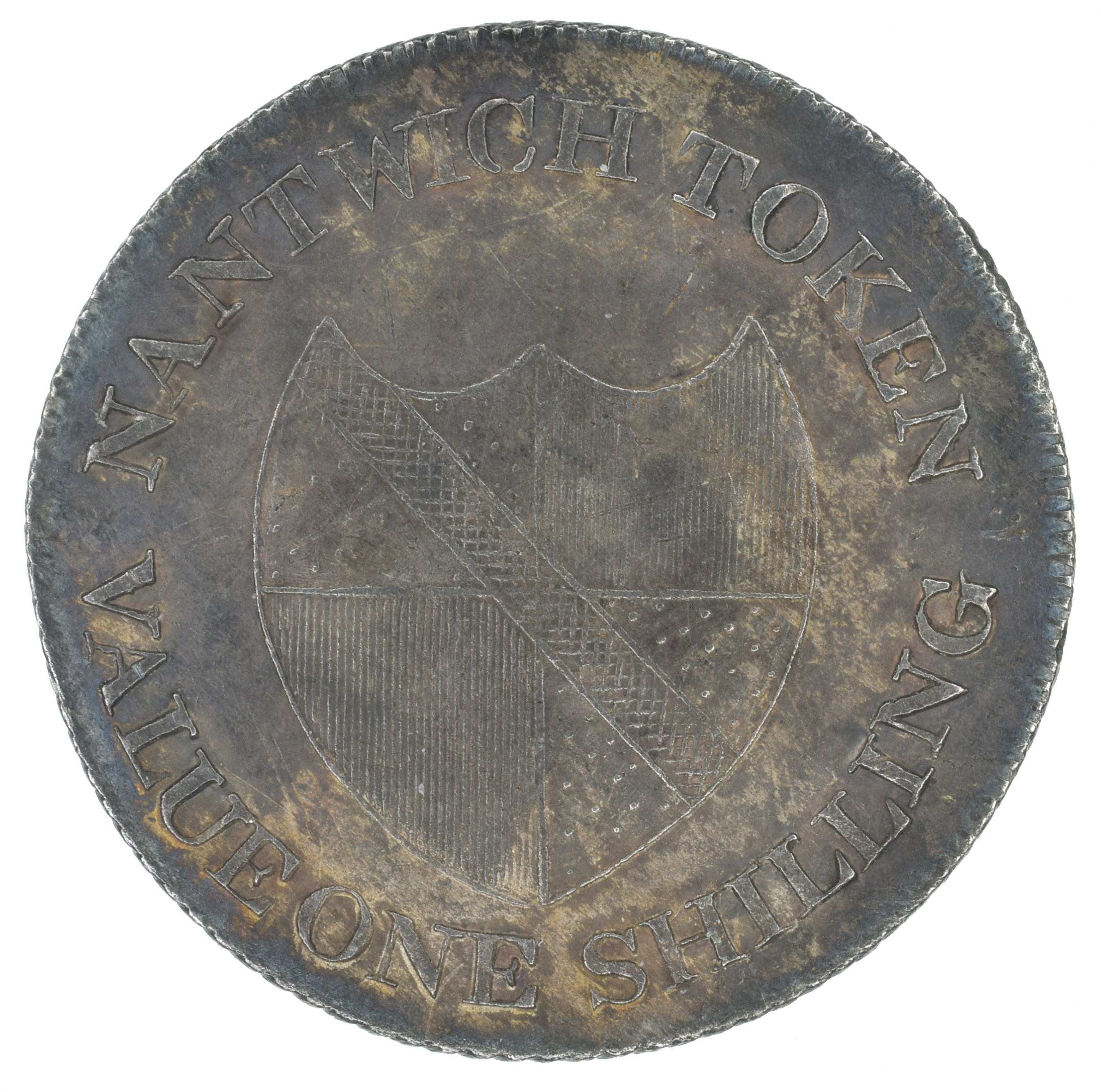Lot 135 - Cheshire, Nantwich silver Shilling Token,