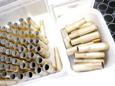 Lot 593 - Collection of Martini Henry 577/450 reloading components