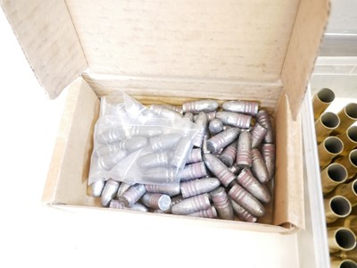 Lot 593 - Collection of Martini Henry 577/450 reloading components