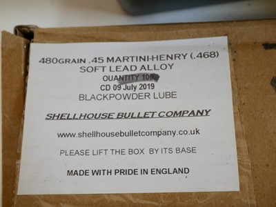 Lot 593 - Collection of Martini Henry 577/450 reloading components