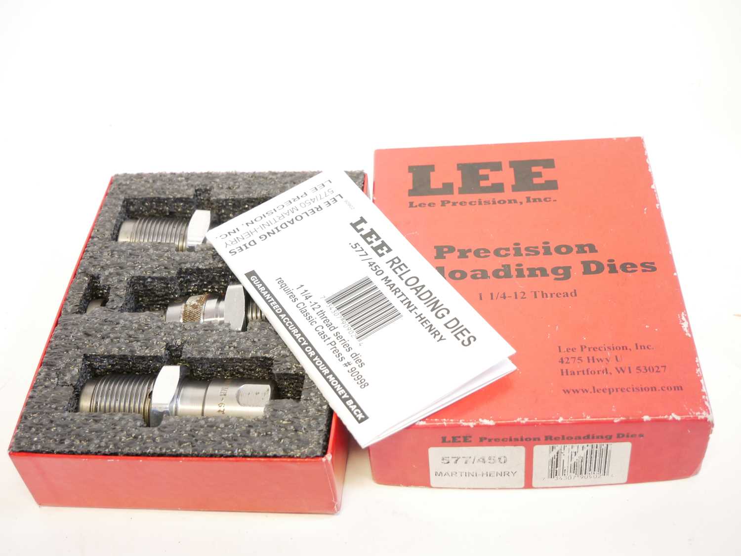 Lot 592 Lee 577/450 Martini Henry reloading die set