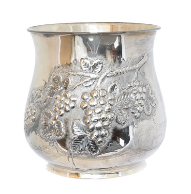 Lot 155 - An Italian .800 silver vase