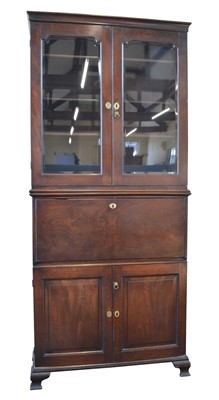 Lot 300 - Victorian Mahogany Secretaire Bookcase