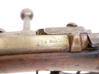 Lot 70 - Mauser 1871 11 x 60R bolt action rifle