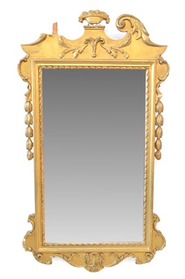 Lot 244 - George II Style Gilt Wall Mirror