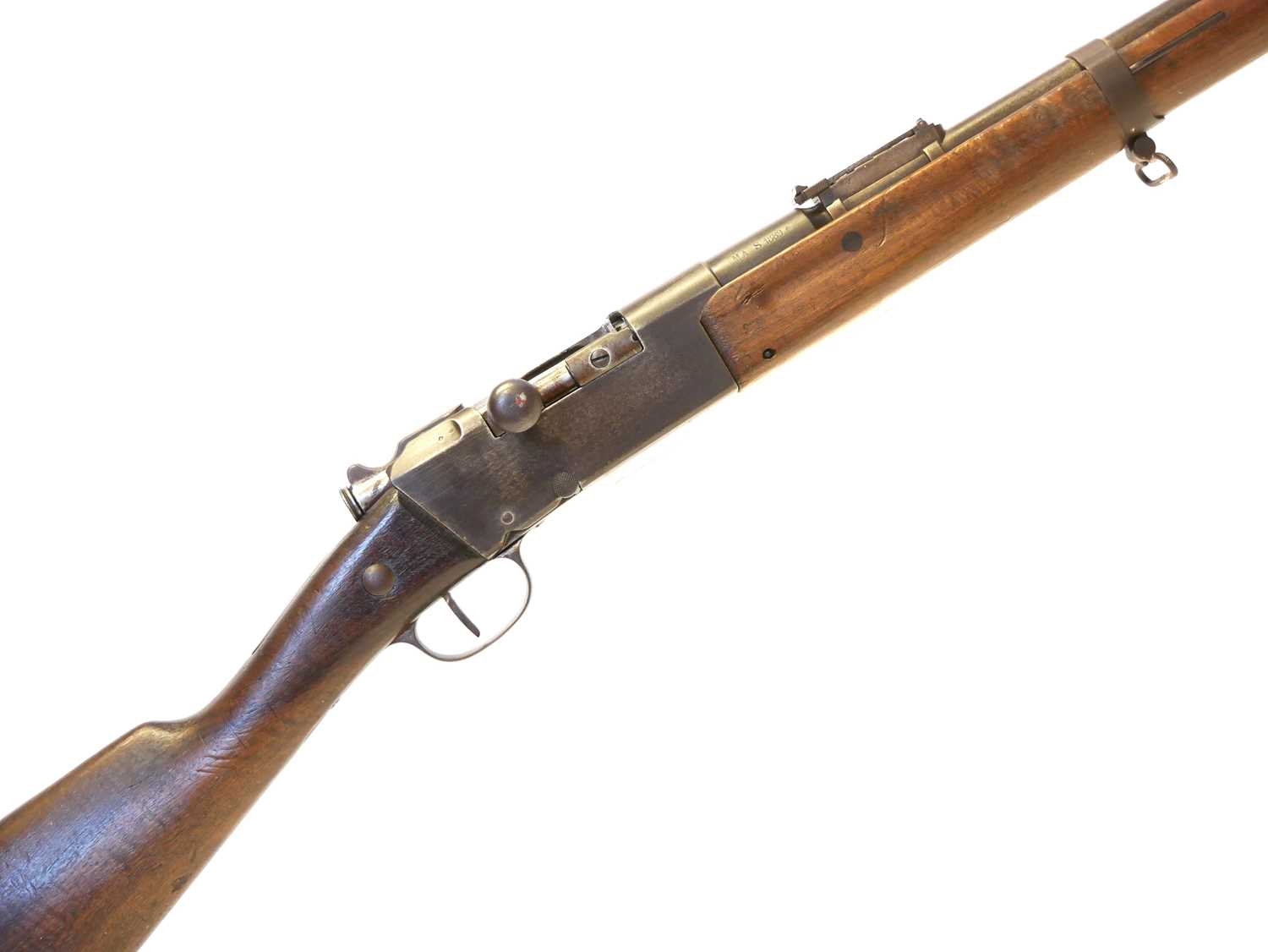 Lot 395 - Lebel M1886 / M93 bolt action 8mm rifle,