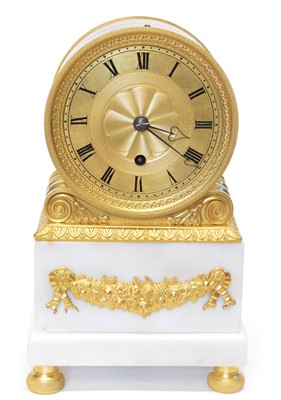 Lot 223 - Regency Mantel Clock by Yonge & Son