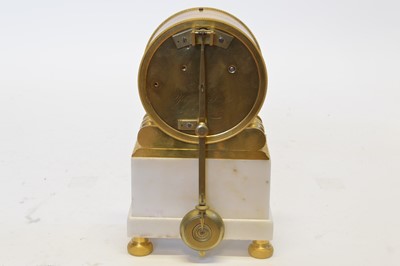 Lot 223 - Regency Mantel Clock by Yonge & Son