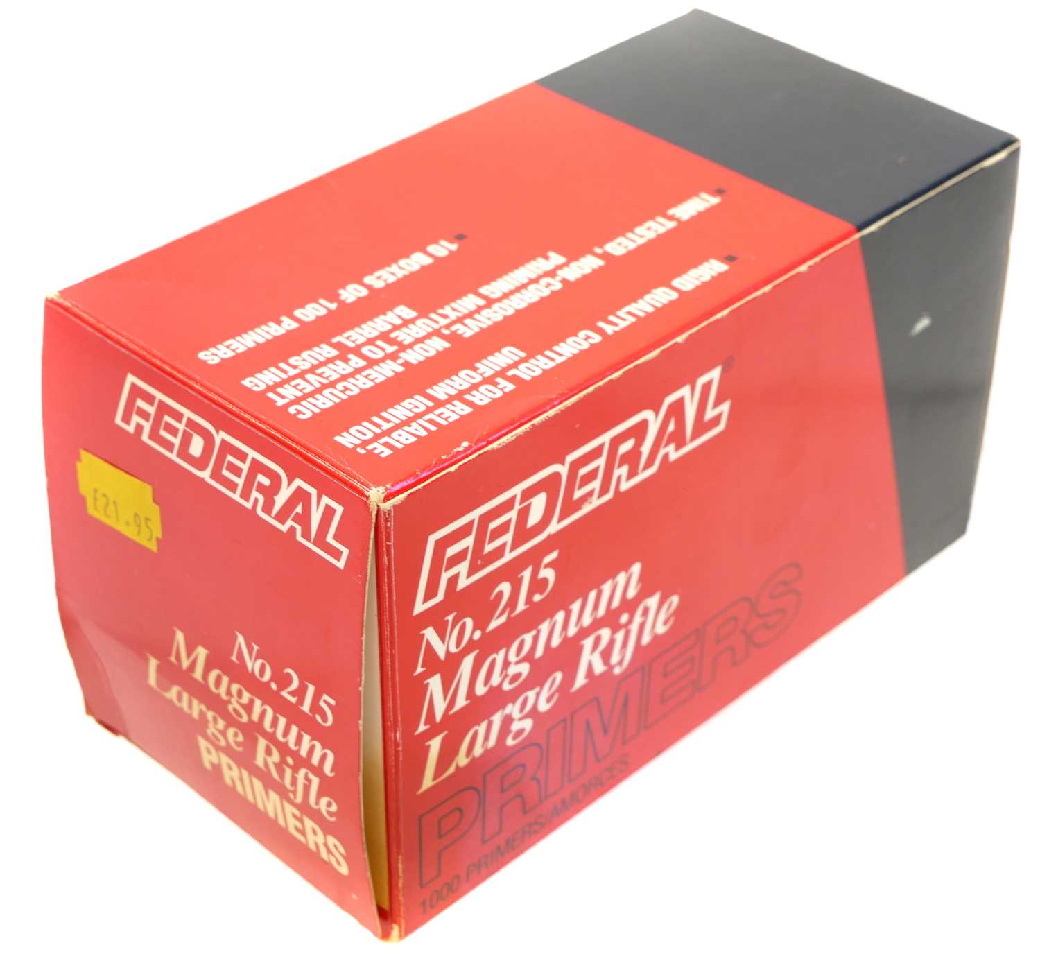Lot 601 - 680 Federal No.215 Magnum large rifle primers LICENCE REQUIRED