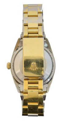 Lot 223 - A 1970s steel and gold Rolex Oyster Perpetual Date wristwatch