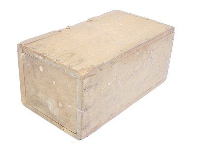 Lot 87 - Original wood ammunition chest for the .577 Snider