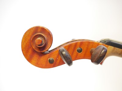Lot 209 - Louis Milton Violin, two bows and a case