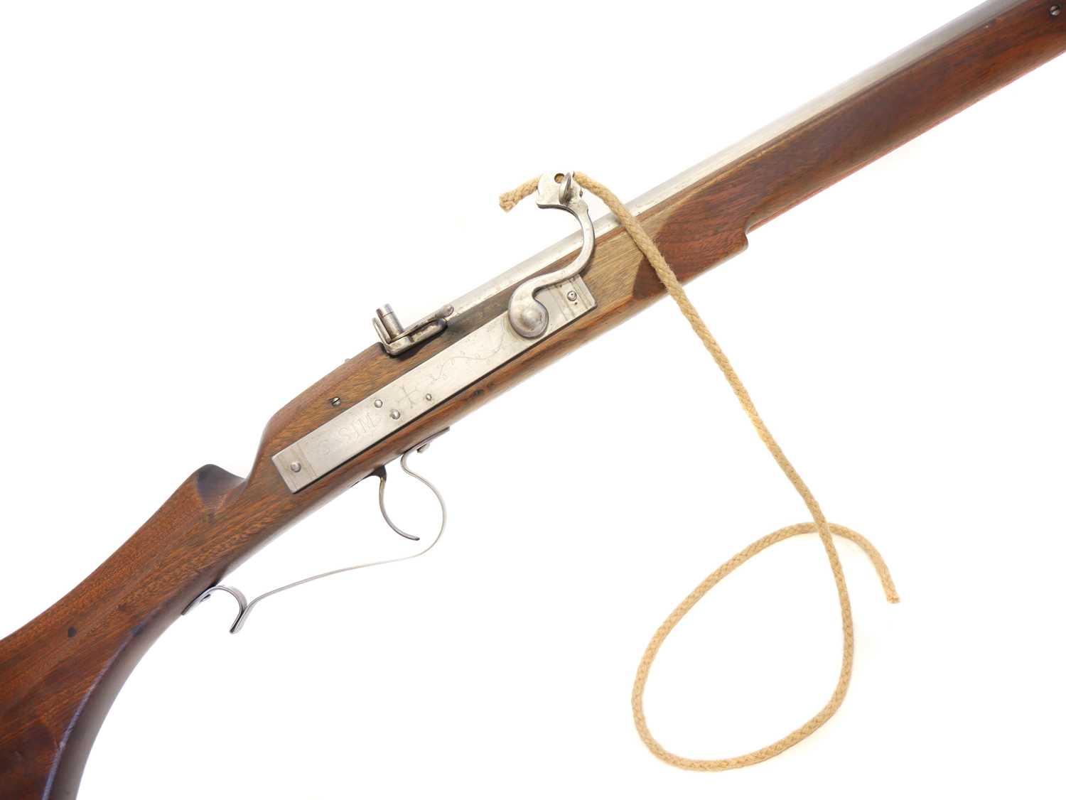 Lot 384 - Matchlock 20 bore musket by Gibbons 364 LICENCE REQUIRED