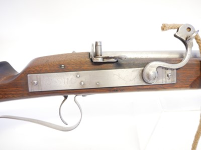 Lot 384 - Matchlock 20 bore musket by Gibbons 364 LICENCE REQUIRED
