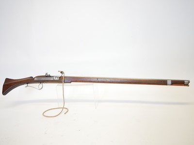 Lot 384 - Matchlock 20 bore musket by Gibbons 364 LICENCE REQUIRED
