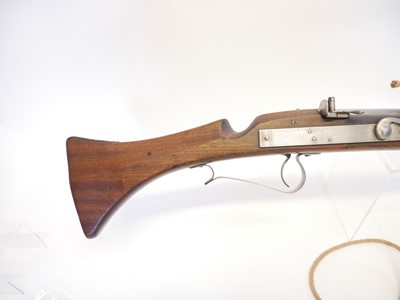 Lot 384 - Matchlock 20 bore musket by Gibbons 364 LICENCE REQUIRED