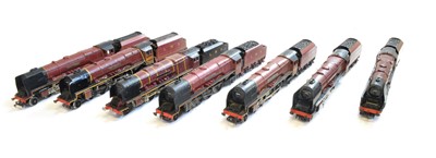 Lot 25 - Seven Hornby 00 gauge locomotives and tenders