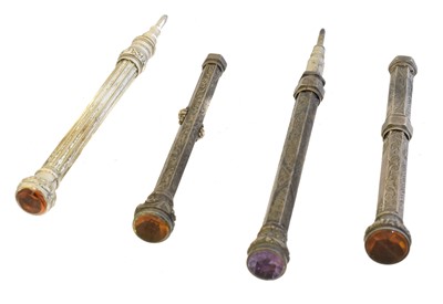 Lot 150 - Four Victorian mechanical pencils