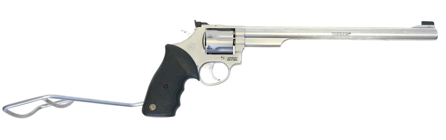 Lot 391 - Taurus .357 long barrel revolver LICENCE REQUIRED
