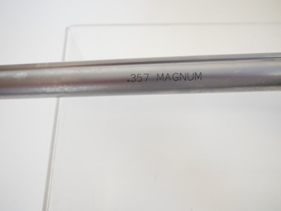 Lot 391 - Taurus .357 long barrel revolver LICENCE REQUIRED