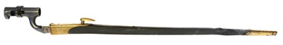 Lot 237 - British Martini Henry socket bayonet and scabbard