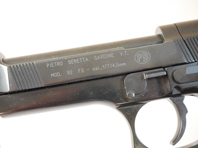 Lot 139 - Umarex Beretta 92 .177 air pistol