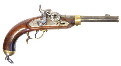 Lot 22 - Indian copy of a Potsdam percussion pistol