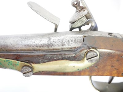 Lot 8 - French flintlock cavalry pistol