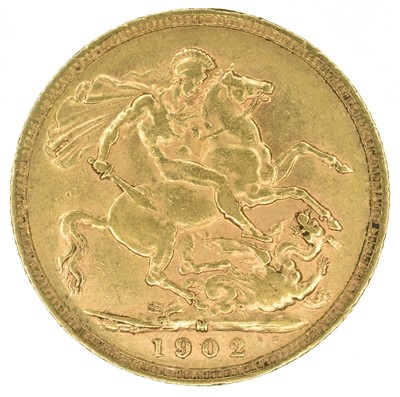 Lot 109 - King Edward VII, Sovereign, 1902, Melbourne Mint.