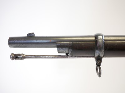 Lot 63 - Three band Volunteer percussion P53 type rifle by J. Aston Hythe