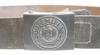 Lot 306 - German Third Reich Army belt and buckle
