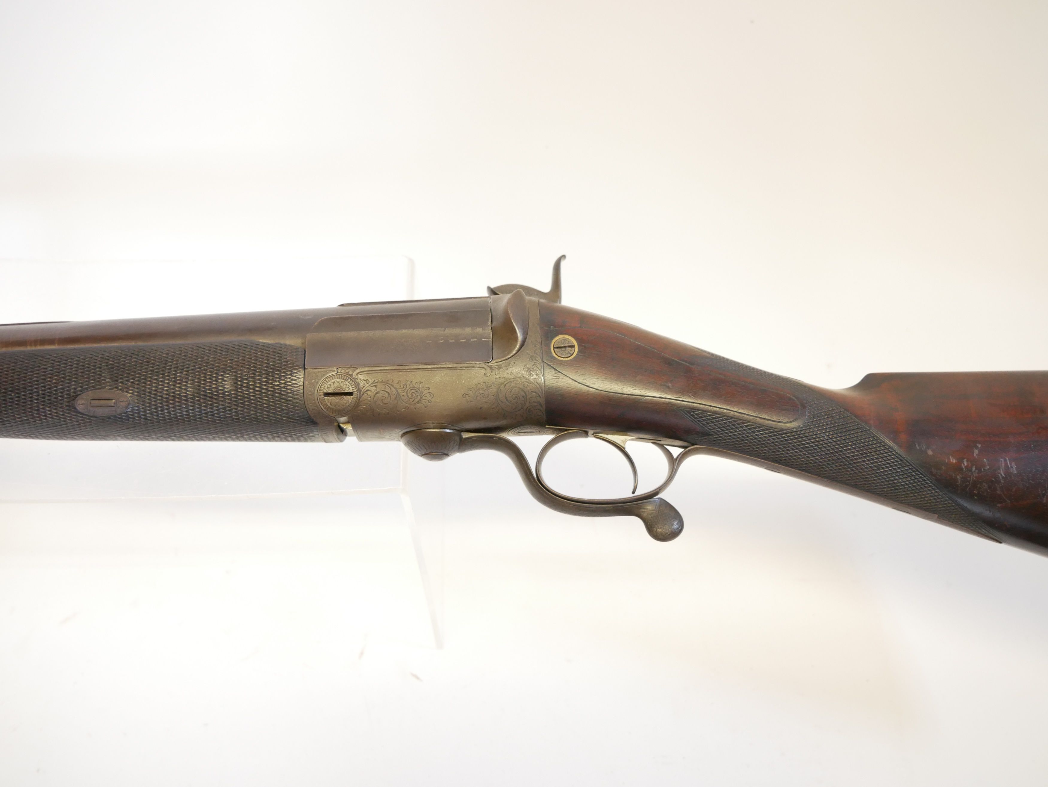 Lot 104 - Thomas Turner 8 bore single barrel shotgun