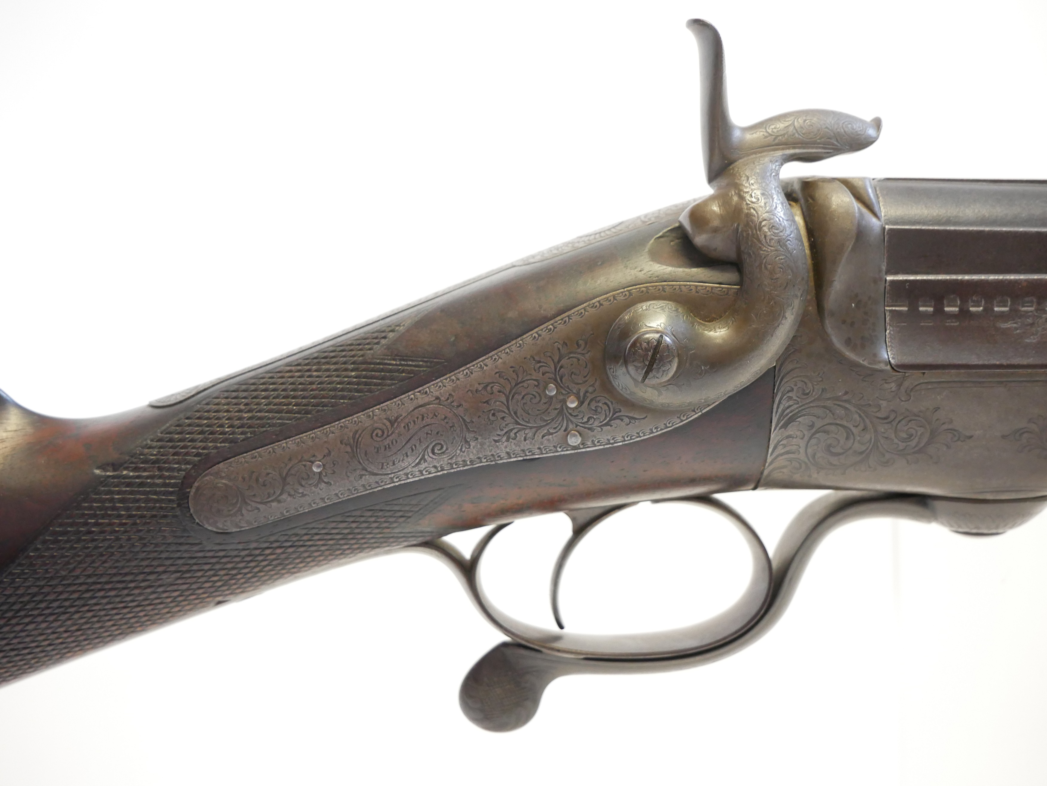 Lot 104 - Thomas Turner 8 bore single barrel shotgun