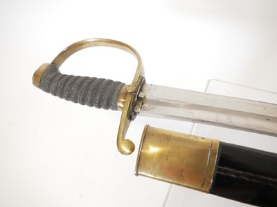 Lot 192 - Victorian police constabulary short sword and scabbard