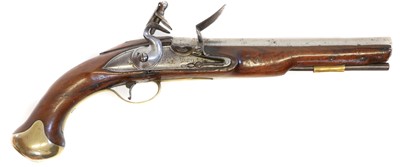 Lot 3 - Flintlock holster pistol by Sheppard