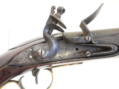 Lot 28 - Flintlock light dragoon type pistol