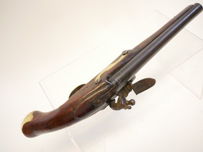Lot 28 - Flintlock light dragoon type pistol