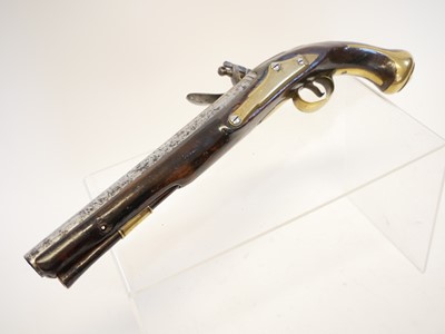 Lot 32 - Flintlock light dragoon type pistol